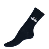 Les cygnes saint-Valentin - chaussettes femme - coton marine