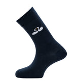 Les cygnes saint Valentin - chaussettes homme - coton marine