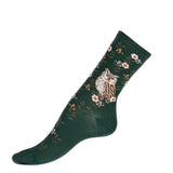 La hibou - chaussettes femme - coton épicea