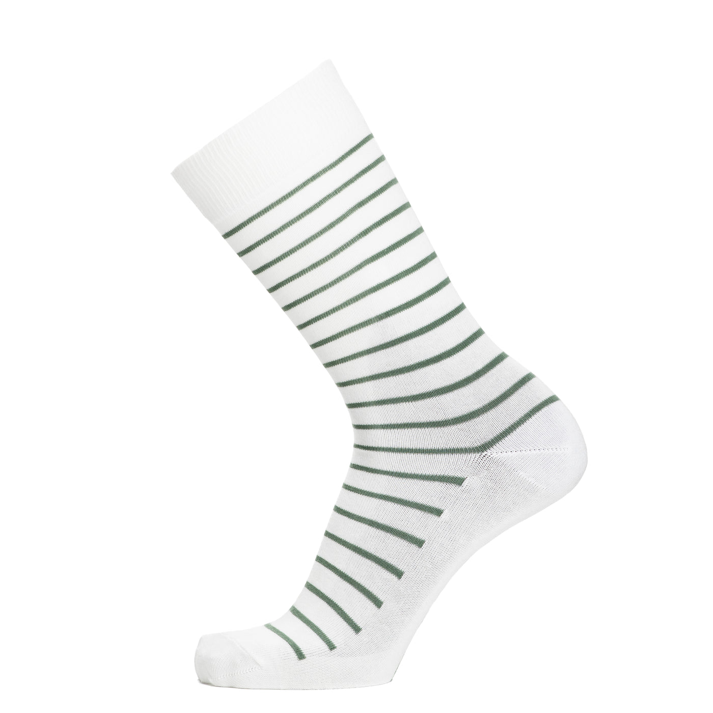 La marinière - chaussettes homme - coton blanc