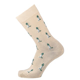 Armor-lux x Maison Broussaud headlights - men's socks - beige cotton