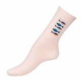 Les poissons Armor-lux x Maison Broussaud - chaussettes femme - coton rose