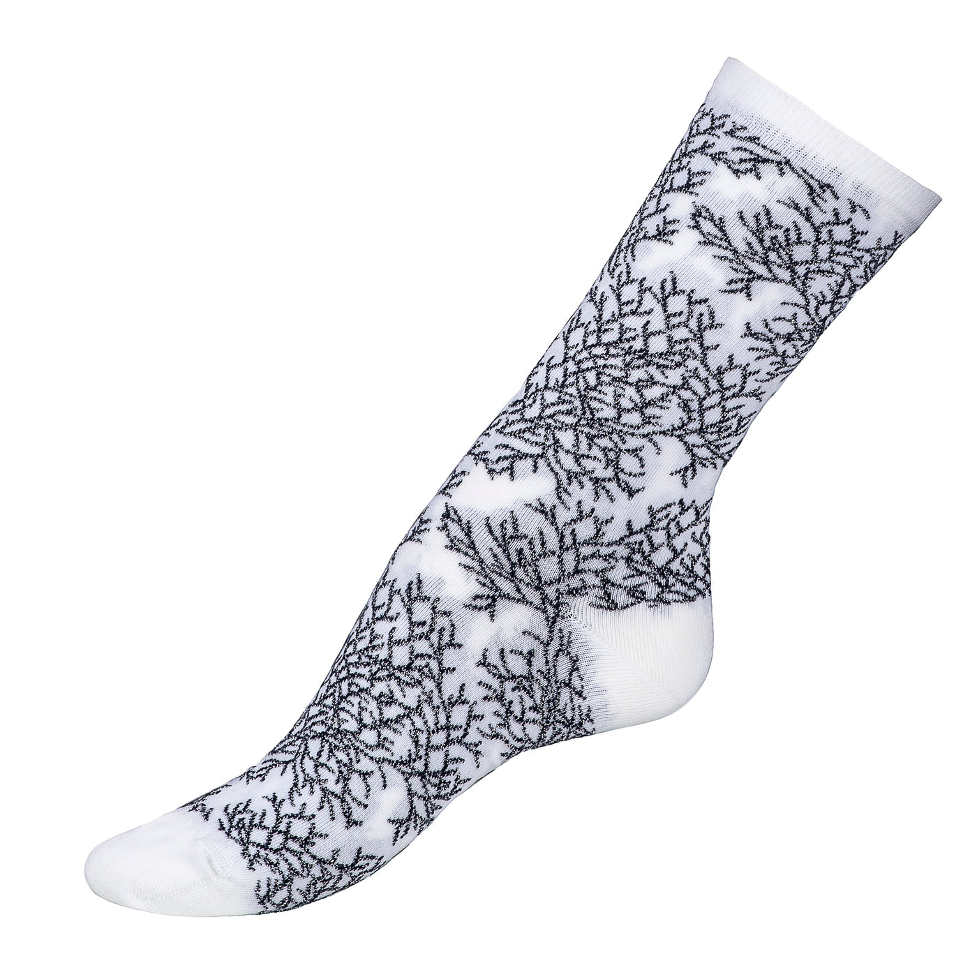 The "Corail" Armor-lux x Maison Broussaud - women's socks - white cotton