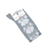 Les fleurs - chaussettes femme - coton pluie