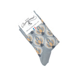 Les oies sauvages - chaussettes femme - coton gris