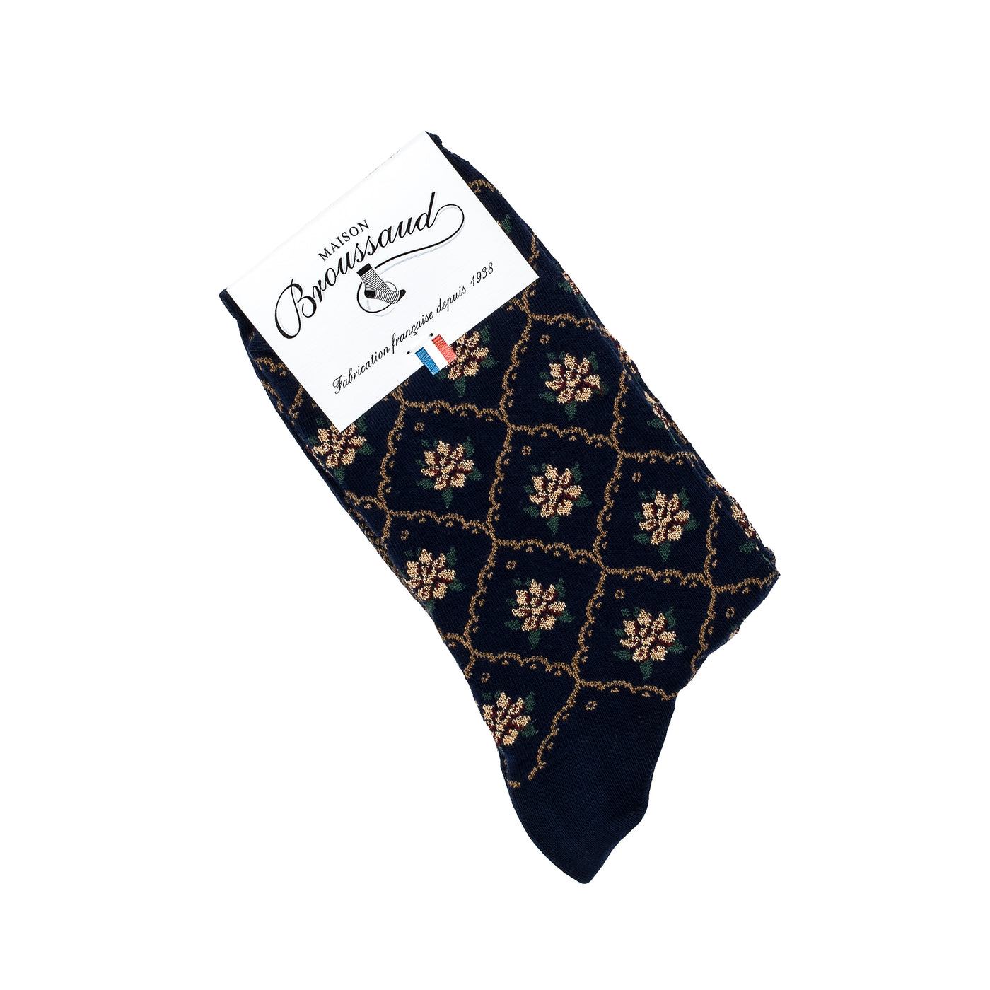 La boréal - chaussettes femme - coton marine