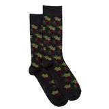 Les vignes - chaussettes homme - coton anthracite