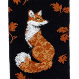 Renard - chaussettes homme - coton noir