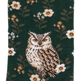 La hibou - chaussettes femme - coton épicea