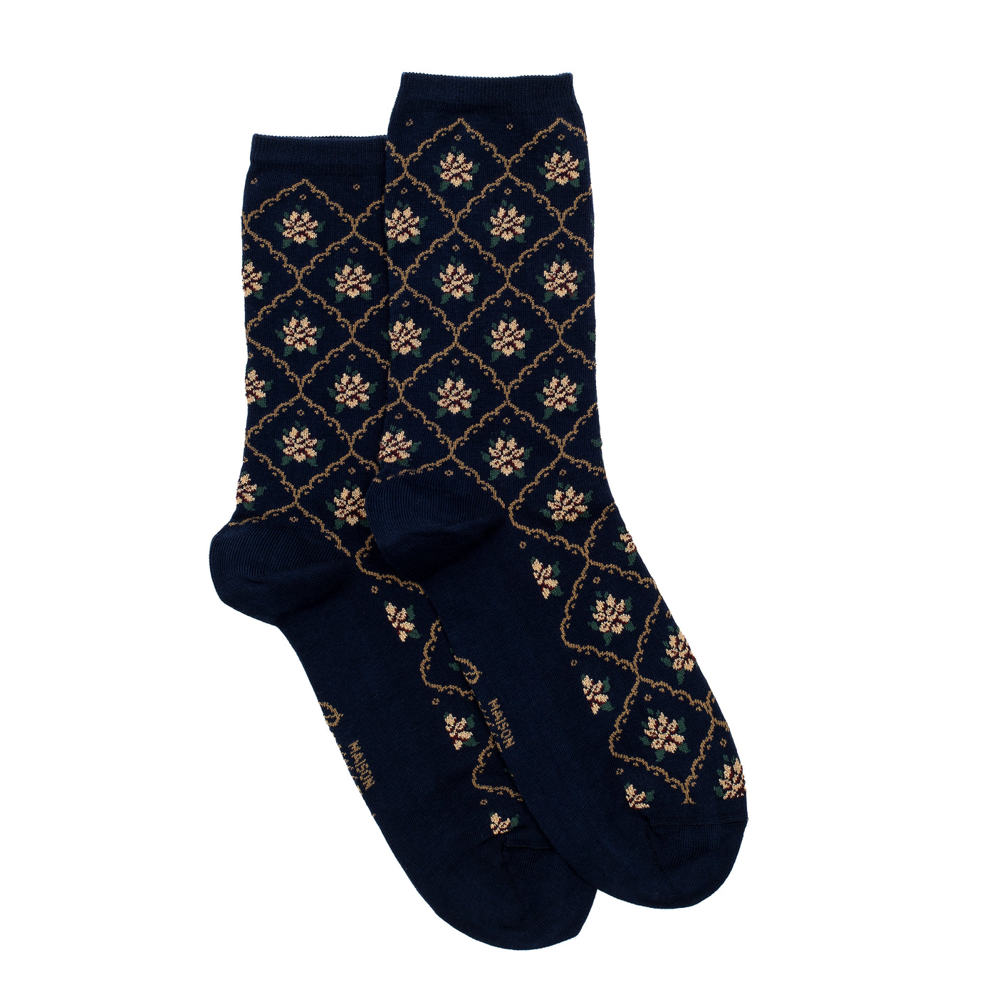 La boréal - chaussettes femme - coton marine