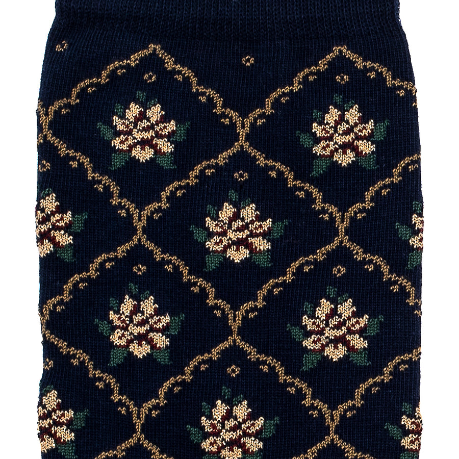La boréal - chaussettes femme - coton marine