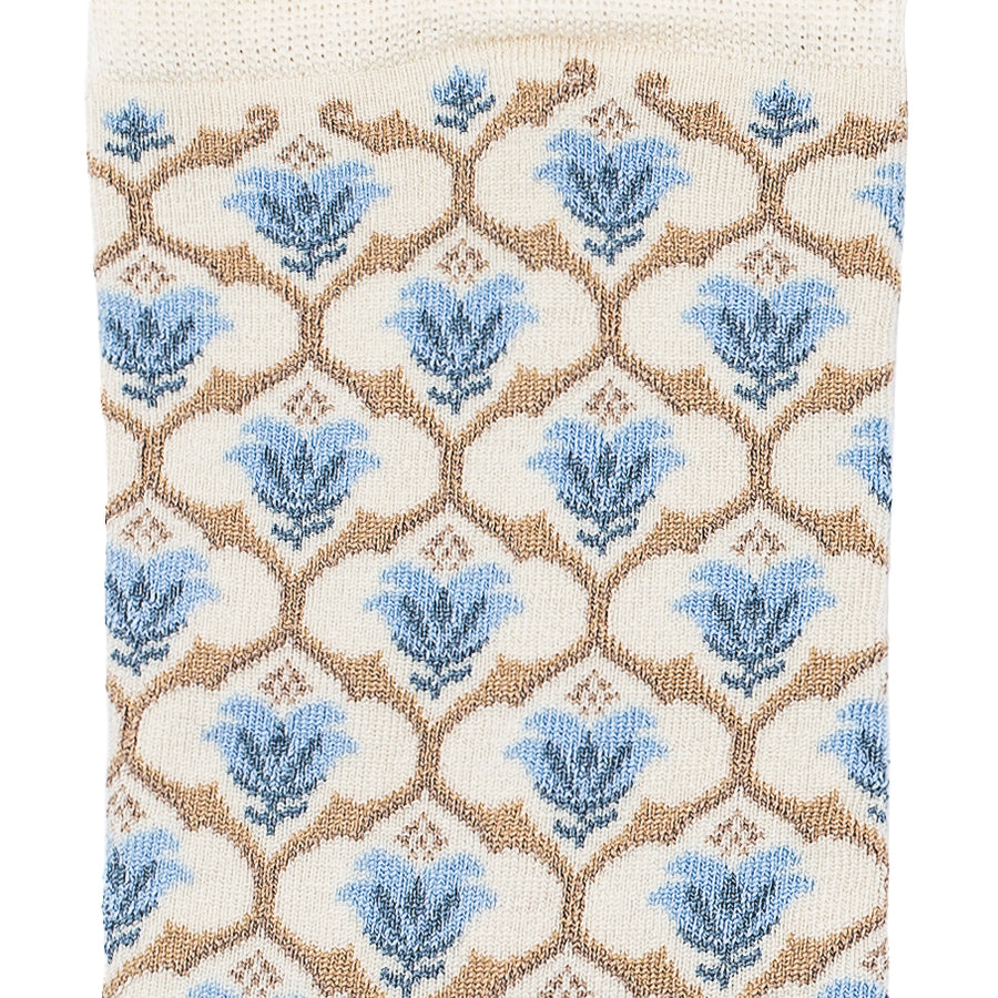 La tenture - chaussettes femme - coton ecru