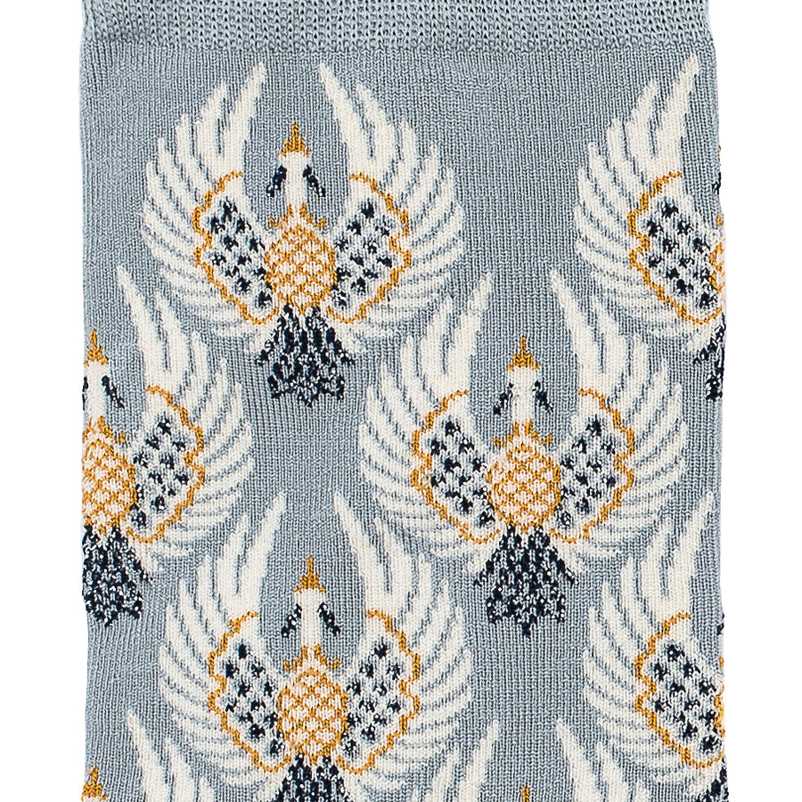 Les oies sauvages - chaussettes femme - coton gris