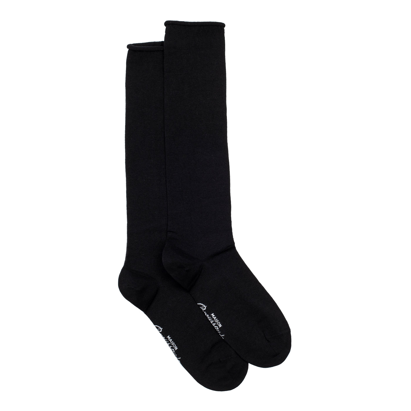 La roulottée - chaussettes femme - coton noir