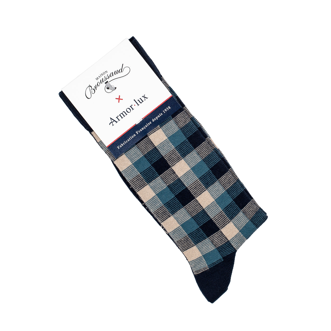 The Tartans - men's socks - navy cotton