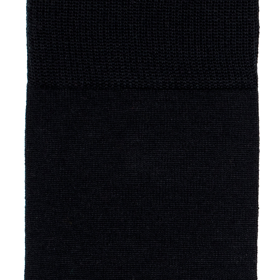 Les Intemporelles - chaussettes homme - laine noir