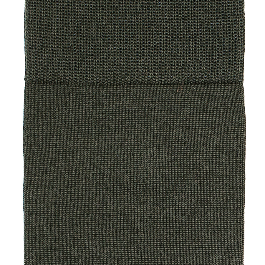 Les Intemporelles - chaussettes homme - laine kaki