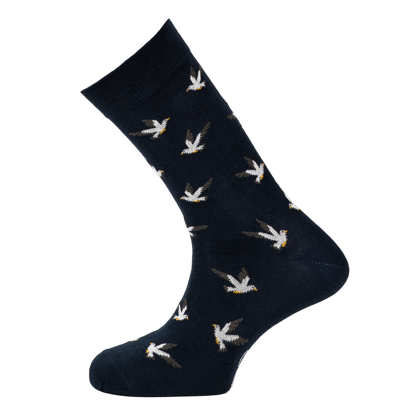 Les Mouettes - men's socks - navy cotton