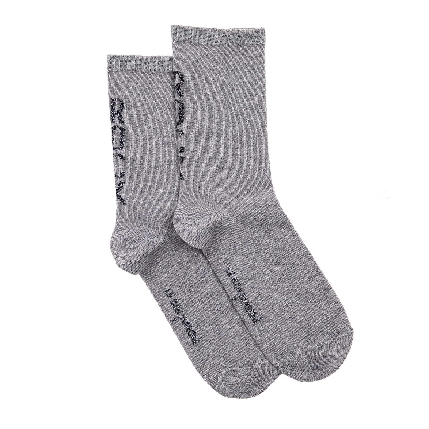 Le Bon Marché x Maison Broussaud rock socks - women's - grey cotton