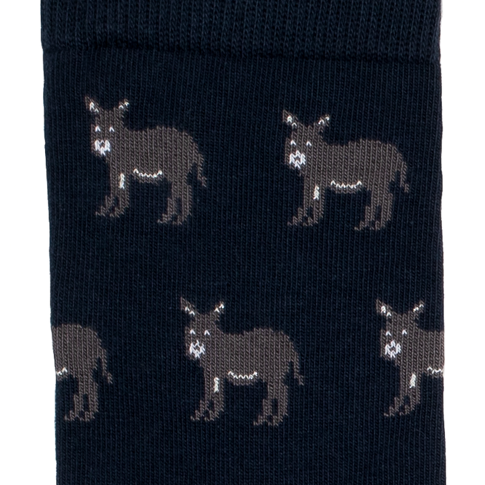 Les Anes - chaussettes femme - coton marine