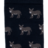 Les Anes - chaussettes homme - coton marine