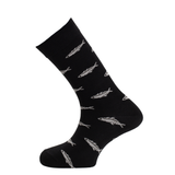 Les Sardines - chaussettes homme - coton noir