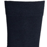 Les Côtelées Fines - chaussettes homme - coton marine