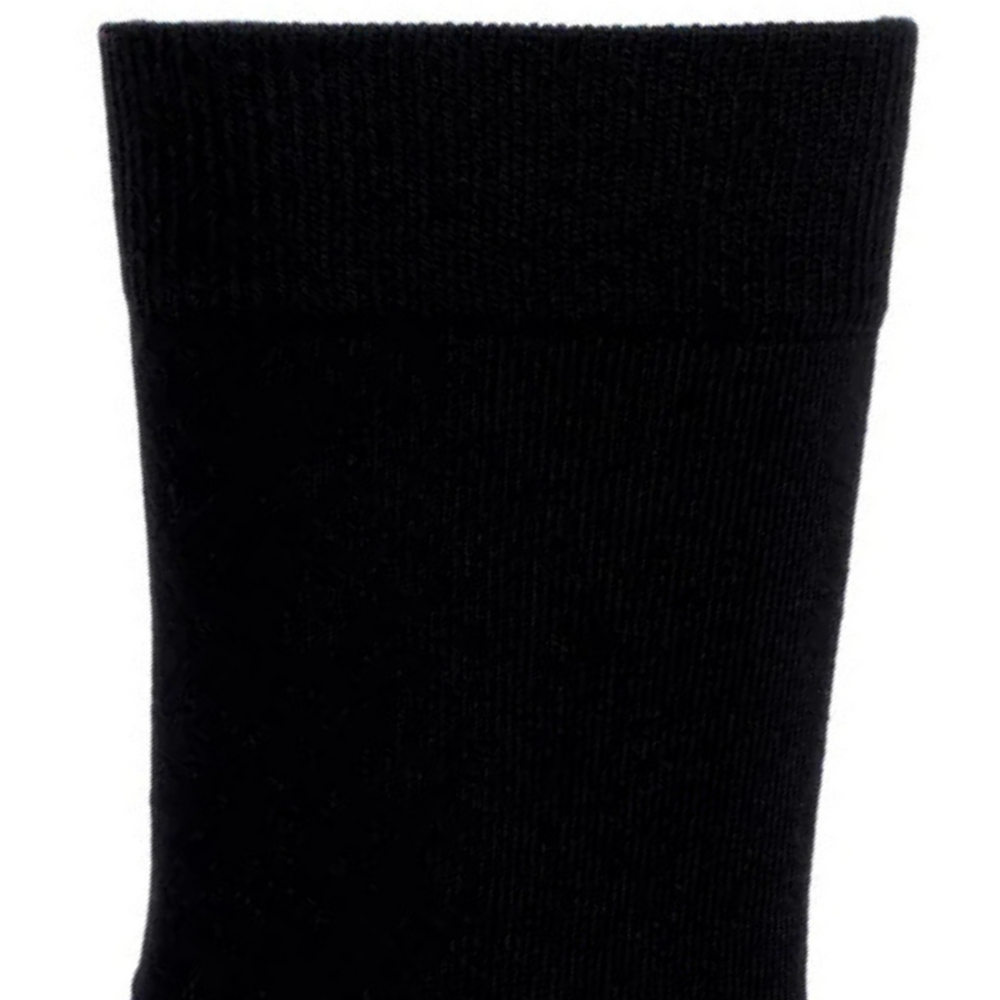 Plain black socks