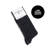 Wool cable-knit anthracite