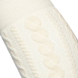 Wool knee-high socks light beige