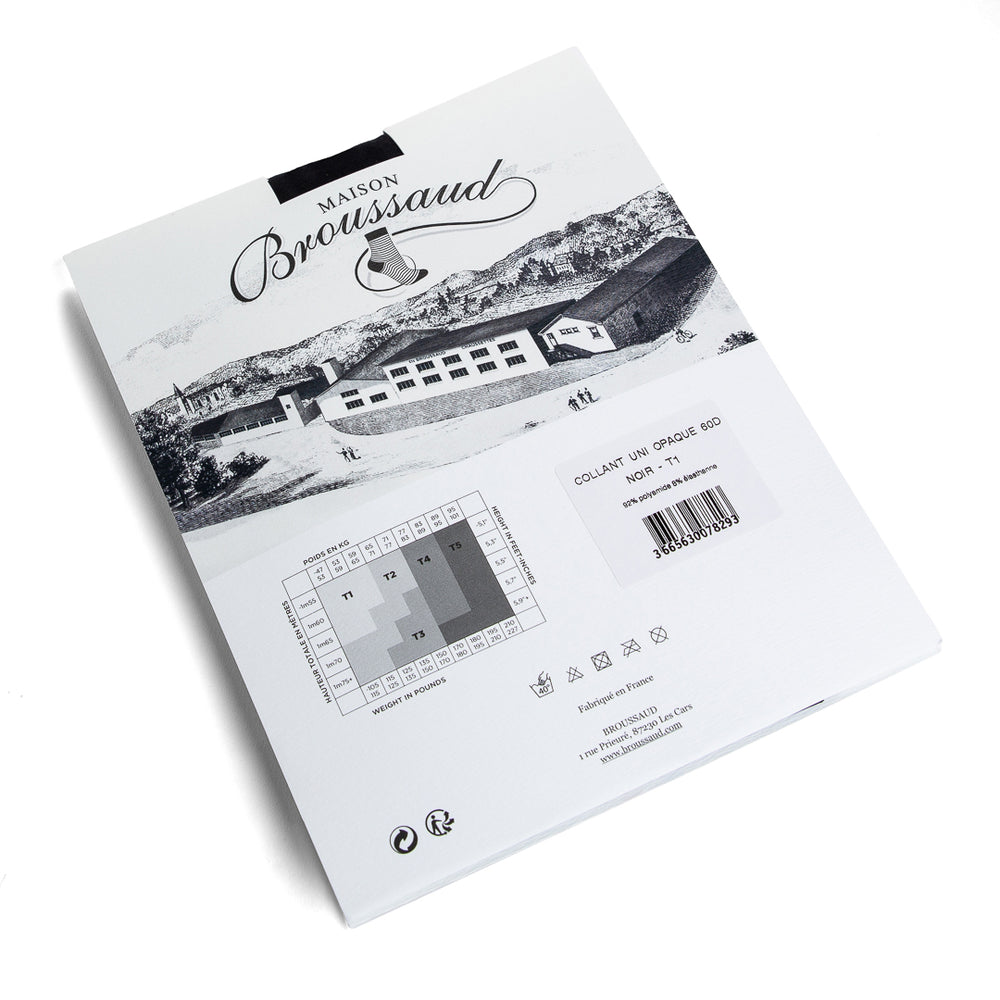 Collant Opaque 60D sur-mesure Morphologie, Collants - Boutique en